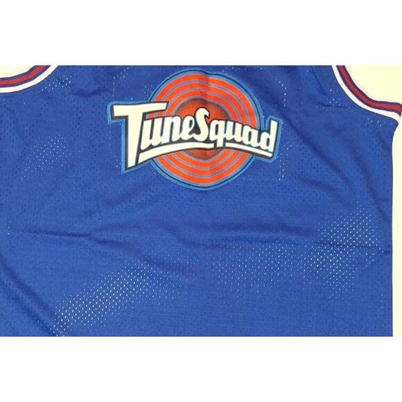 Tune Squad BUGS #23 Blue Mesh Jersey Basketball Space Jam BOYS XL (36) - Picture 4 of 4